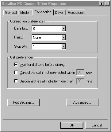 Modem Properties