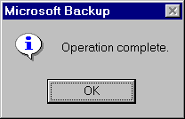 Backup complete.