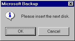 Insert next disk